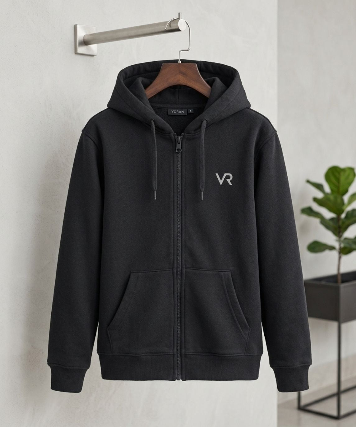 Black Fleece Full-Zip Hoodie