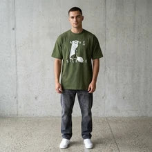 Men’s Oversized T-Shirt | Premium Cotton Relaxed Fit – Green