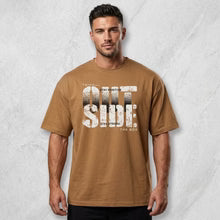 Men’s Oversized T-Shirt | Premium Cotton Relaxed Fit – Camel