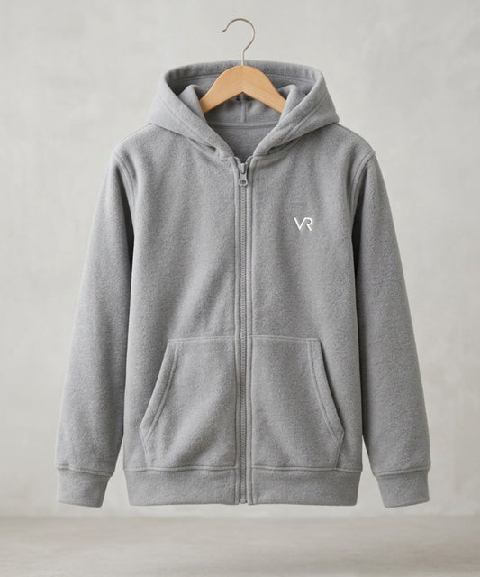 Lite Gray Fleece Hoodie