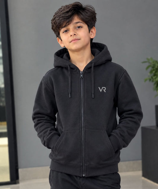 Black Fleece Full-Zip Hoodie