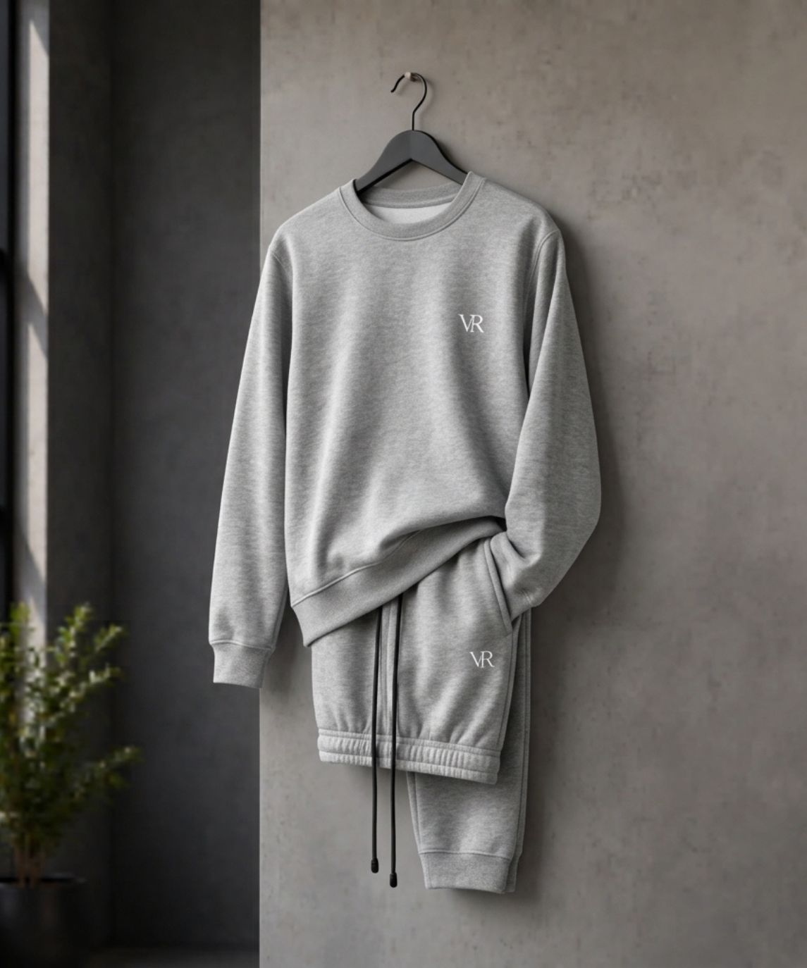 VORAN Light Grey Fleece Tracksuit