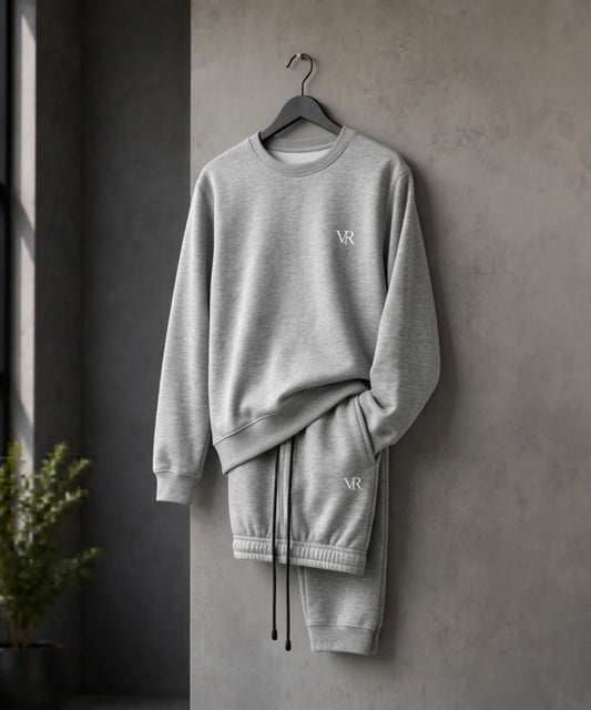 VORAN Light Grey Fleece Tracksuit